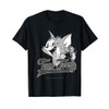 Tom & Jerry Greyscalesquare T-Shirt, black