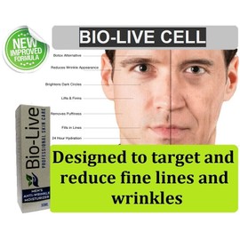 MEN Anti Wrinkle Bio Live Anti aging High Hydration Cream FOR Men Made in USA