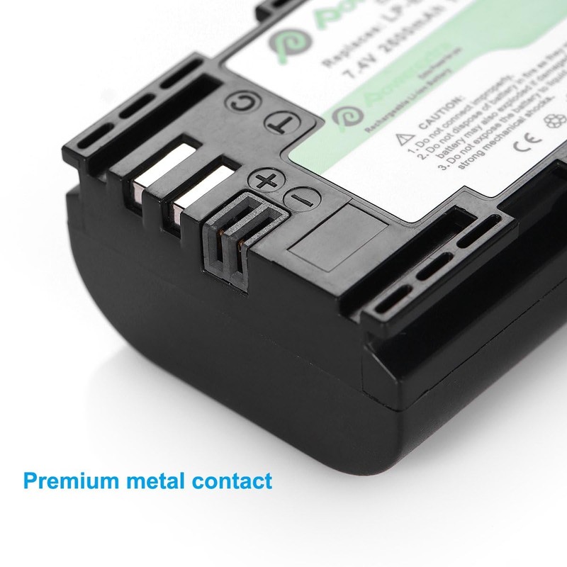 Powerextra Pro 2 Pack LP-E6N LP E6 Battery Compatible with