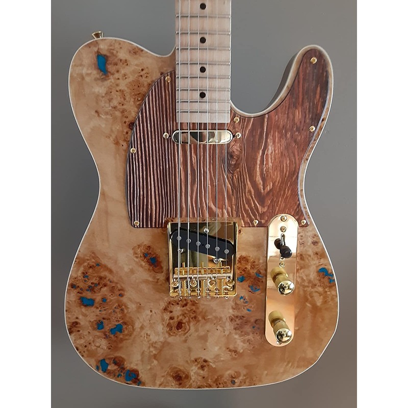 Dopro 8 Hole Tele Guitar Pickguard 3D Printed Plastic for