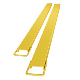 Aoile Fork Extensions for Forklifts, 72" Length 4.5" Width Forklift Extensions, Heavy Duty Steel Forklift Attachment for Forklift, 1 Pair Pallet Fork Extensions, Yellow