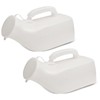 Urinal Bottle, 2Pack Male Portable Travel Pee Bottles, 1200ml Spill