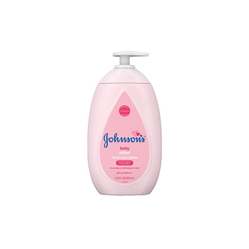 Johnsons Baby Lotion 16.9 Ounce Pump (500ml) (2 Pack)