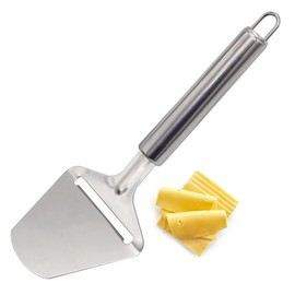 Cheese Slicer - Cheese Cutter for Block Cheese, Cheddar up to Parmesan - Quilted Pattern reduces Resistance - Non-stick and Ergonomic Handheld