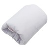 HOBEA-Germany Mini Nursing Pillow Arm Nursing Pillow Small Nursing Pillow for On the Go Nursing Muff Travel Nursing Pillow in Various Designs (Plain Grey)