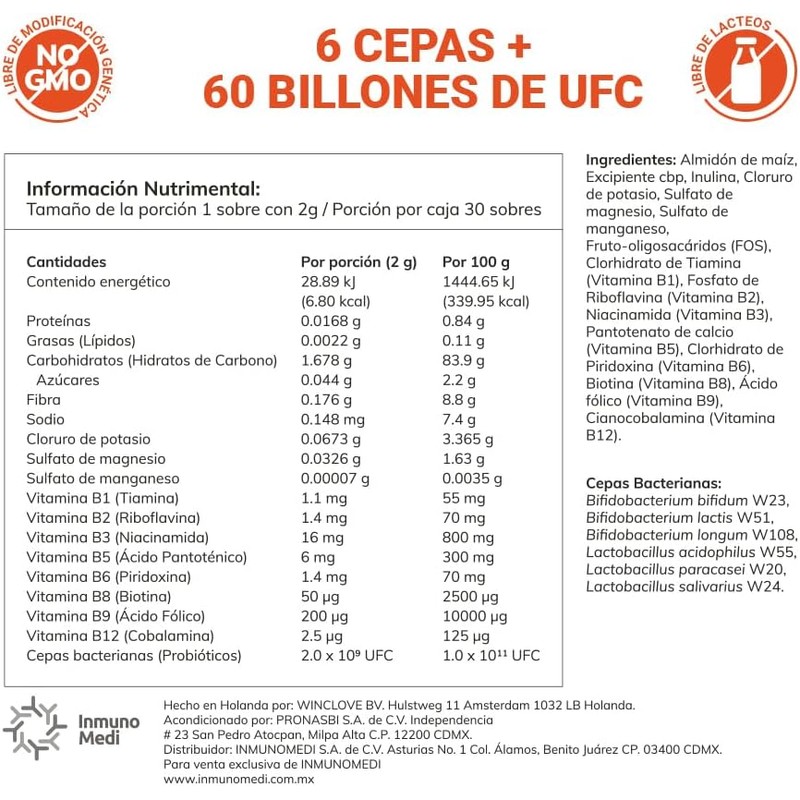 Daily PRO +50 Probióticos para Adultos Mayores 60 Billones De