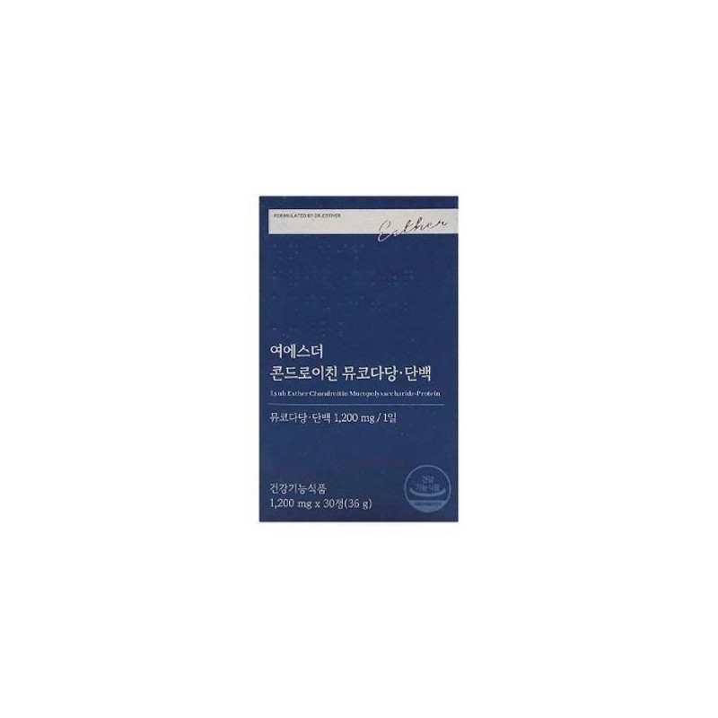 에스더포뮬러 여에스더 콘드로이친 뮤코다당단백 1200mg x 30정 1박스