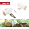 VandanCoop 10 Sets Automatic Stainless Steel Rabbit Nipple Drinkers with
