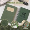 Resurhang 5 Pcs Waterproof Tactical Notebook with 96 Sheets 192