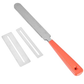 Bnineteenteam Guitar Grinding Tool, Guitar Fingerboard Protector Kit, Guitar Repair Tool Guitar File Set 1 Grinding Tool and 2 Gaskets