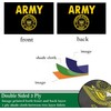 Army Crest Flags 3x5 Outdoor Double Sided- US Golden Army