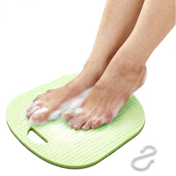 Sanko BH-45 Exfoliating Foot Care, Foot Wash, Brush, Smooth Sole, Green, Made in Japan