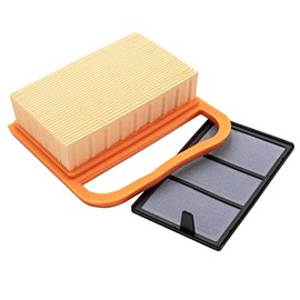 vhbw Filter Set Compatible with Stihl TS420, TS480, TS500i, TS410, TS480i Chainsaw, Cutting Grinder, 9.1 x 3 x 4.2 cm