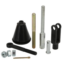 Car Replacement Clutch Master Cylinder Brake Pedal Push Rod Set Manual Adjustable Master Cylinder Rod Set Eyelet and Clevis Set Replacement for GM 1950-1970