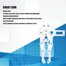 Mechanical Claw Arm Robot Clamp Aluminium Alloy Accessory for Servo HG5