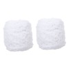 Tofficu 2rolls Soft Coral Fleece Knitting Yarn Replaceable Multi-Function Crochet