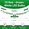 Tupkee Pearlized Glass Mini Globe Lights Set - 70 G15