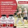 Bunkell Cranberry Capsules 25000MG--Suppo - 120 Capsules x3