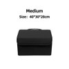 Medium Collapsible PU Leather Car Trunk Organizer with Lid &