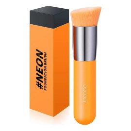 Docolor Brocha Para Base Kabuki En Ángulo, Brocha Sintética