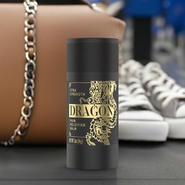 Dragon Balm Extra Strength Travel Size Roll-Up 0.5oz Deep Muscle Recovery Balm for Workout & Daily Discomfort. Soothing, Fast-Acting, Convenient Blend