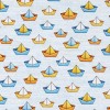 Quilting Treasures Quackers Paper Sailboats White 100% Cotton Fabric by The Yard
