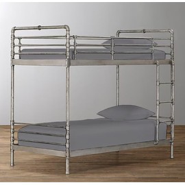 Pack of 2 Percale Bunk Bed Fitted Sheet 2ft 6" (76cmx190cm) Bunk Bed Size Super Soft Luxury Non Iron Easy Care Fitted Bedding Sheet 25CM Deep Pockets Bed Sheet (2, Gray)