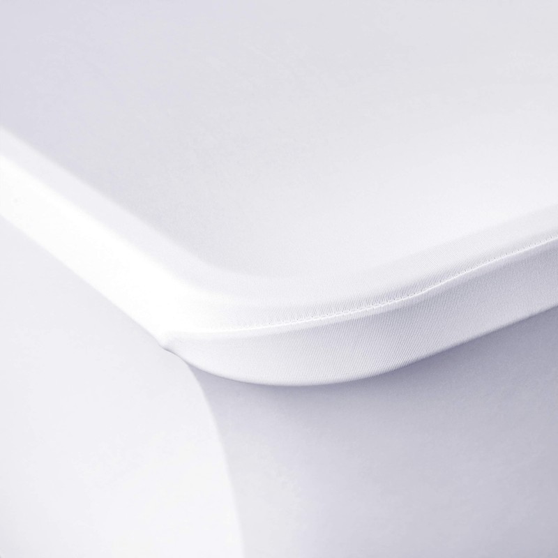 Obstal 4ft Stretch Spandex Table Cover for Standard Folding Tables