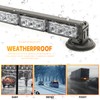 BooYu 14.8" Battery Powered Police Firefighter Emergency Strobe Lights Bar