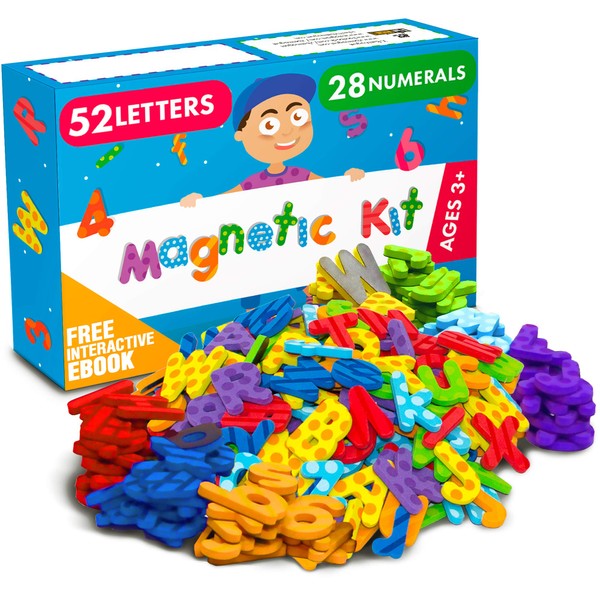 X-bet MAGNET Foam Magnets and Magnetic Letters for Toddlers and