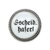 Gscheidhaferl Gaudi Brooch in Silver Woidladinger, 30cm, Tin