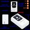 2-in-1 Kit-Elderly SOS Call Panic Button Waterproof Caregiver Pager Nurse