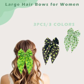 Hair Bows Hair Clip Ribbon Ponytail Holder Big Bow Clips for Women Hair Barrettes Cute Accessories Bow Hair Clips