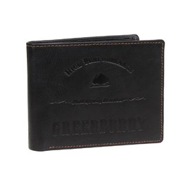 Green Burry Vintage Full Grain Leather Wallet 12 cm