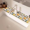 Thanksgiving Sink Faucet Absorbing Mat Autumn Pumpkin Floral Absorbent Fast