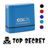 Printtoo Top Secret Self Inking Rubber Stamp Pre-Inked Office Stamp-