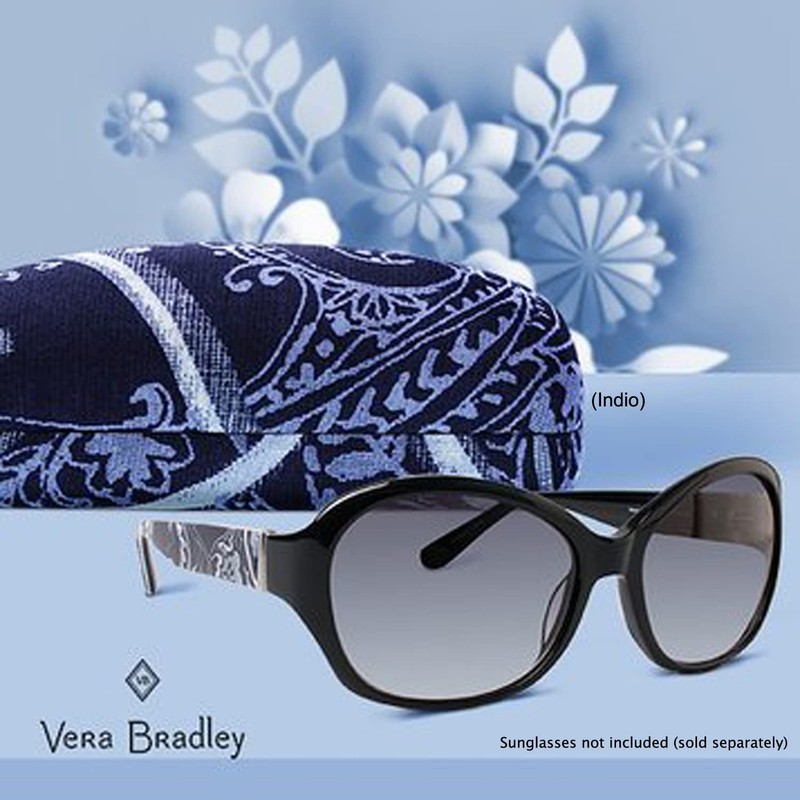 Vera Bradley Sunglasses Clamshell Case, Foxwood (Sunglass Case)