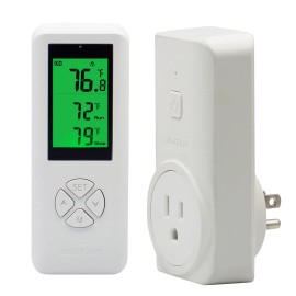 SENSTREE WTC100 Wireless Temperature Controller Digital Plug-In Thermostat for Heating/C