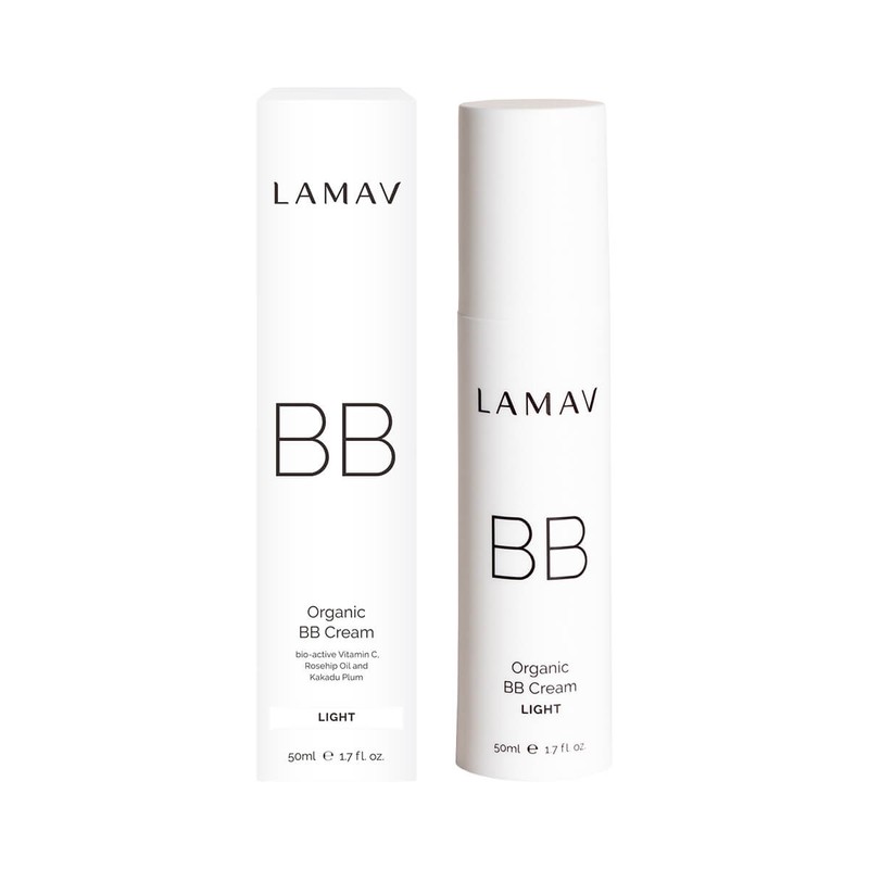 LAMAV Organic BB Cream, Light 5ml Sample