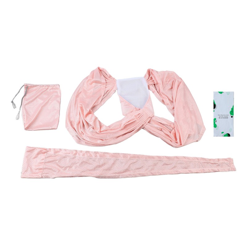 Baby Wrap Strap L Size Pink Portable Stretchy Baby Carrier