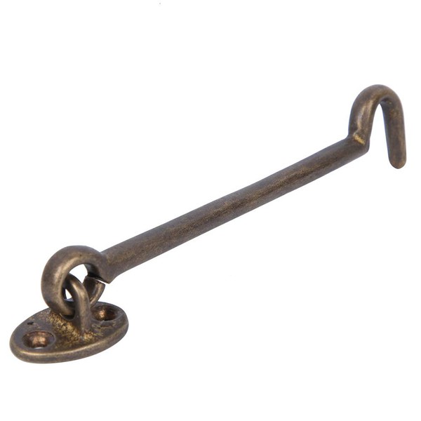 Barn Door Lock Gate Latch, Antique Brass Window Latches Cabin