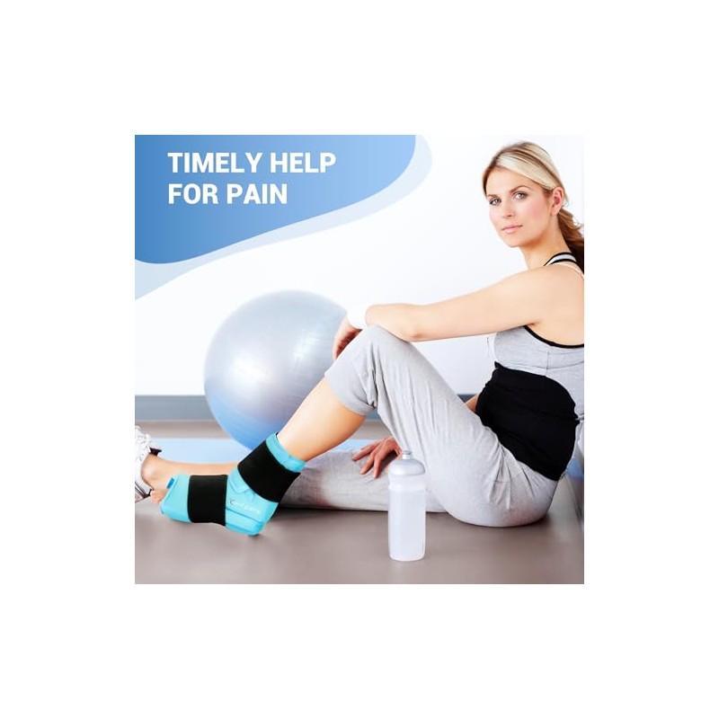 Comfytemp Comfytemp Large Ankle Foot Ice Pack Wrap 1Pack, Reusable