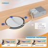 VOLISUN 12 Pack 4 inch Recessed Lighting, 5CCT LED Recessed