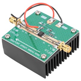 RF Power Amplifier, RF2126 400-2700MHz 2.4GHZ 1W Amplifier with Heatsink, 1.6mm Thickness Double-Sided Plate RF Amplifier, Operating Frequency 400-2700MHz