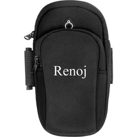 Renoj Mobile Phone Storage Bag for Weighted Vest, Black