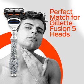 Haryali London Classic 5 Edge Razor for Men, Women's Razor, Antique Body & Face Razor, Grey