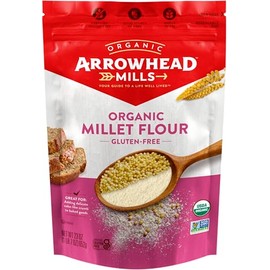 Arrowhead Mills Organic Millet Flour, 23 oz Bag (Pack of 6)
