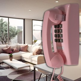 Wall Phone, Wall Phones for landline Wall Mount, Used for Hotel School and Home.