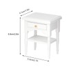 Qqmora Table Nightstand Model , Fashionable Appearance Wooden Table Model