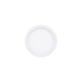 Illux Lámpara redonda tipo plafón, 6 W, Luz fria, Color blanco, lámparas para recamara,sala, cocina, TL-2805.B65